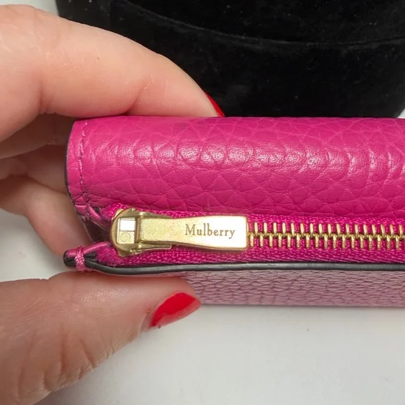 Mulberry Darley Folded Multi-Card Wallet Classic Grain Leather